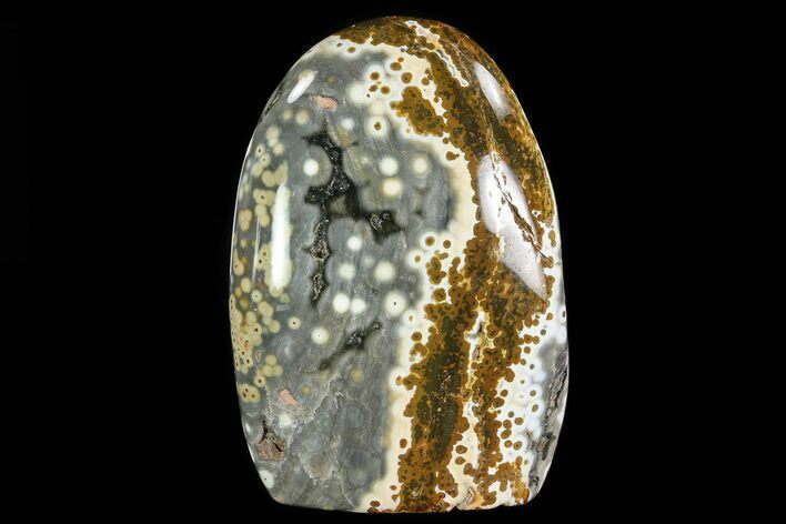 Polished, Free-Standing Ocean Jasper - Madagascar #80020